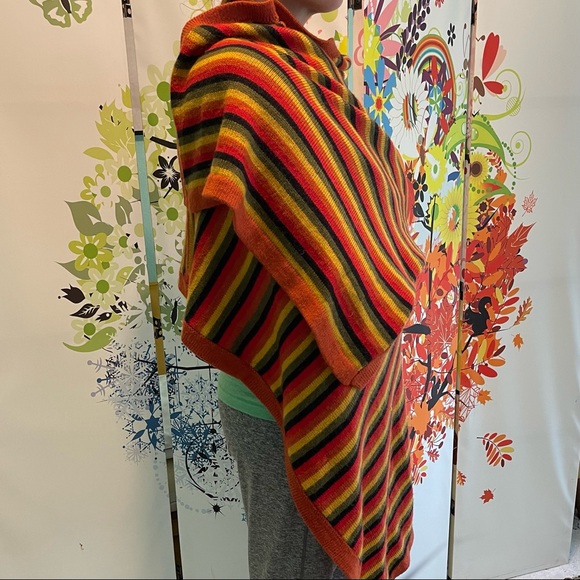 ❤️‍🔥 WOOL! 🎉 Peruvian Llama Wool Shawl Wrap One Size - Picture 2 of 7